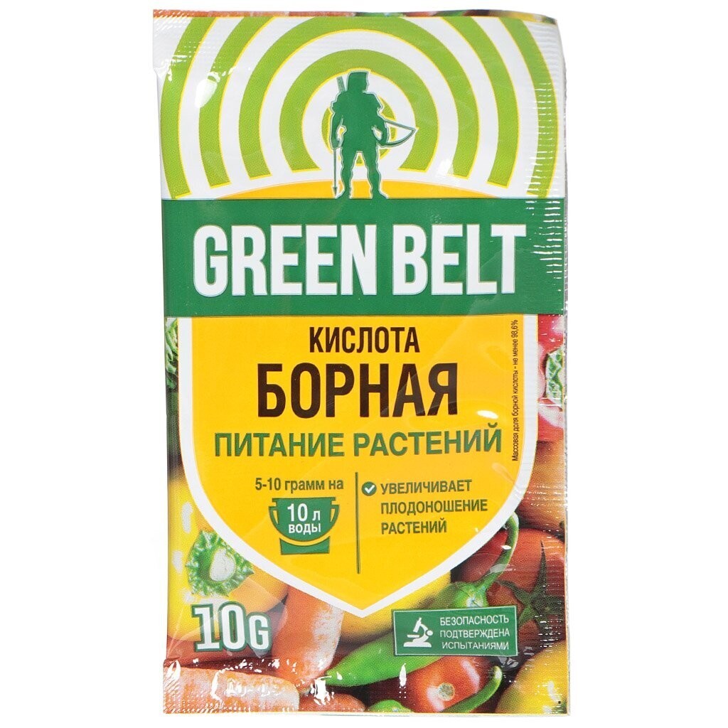 КИСЛОТА БОРНАЯ 10 г   GREEN BELT 