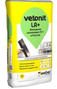 Шпаклевка полимерная финишная Vetonit LR+ 20 кг