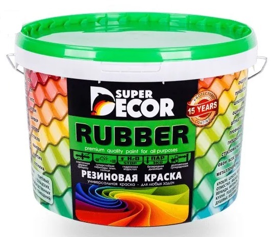 Краска резиновая Super Decor №9 лесная сказка 12 кг