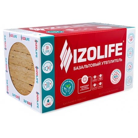 Утеплитель IZOLIFE  СТ- 50 50*600*1200 ( 5,76 )