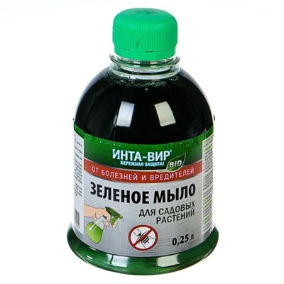 ИНТА-ВИР зеленое мыло д/садовых растений 250 мл