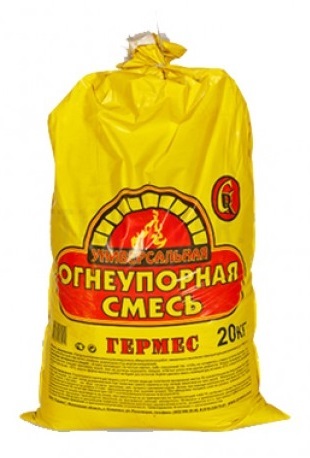 Смесь огнеупорная 20 кг Гермес
