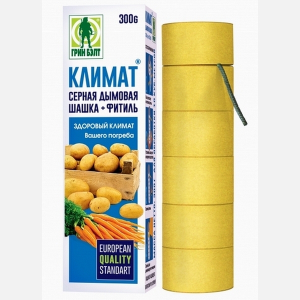 ФУНГИЦИД Климат серная дымовая шашка 300 гр