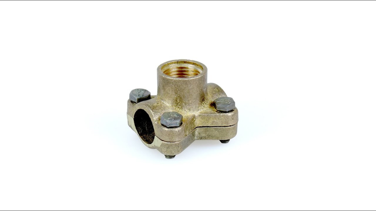 Хомут отводной 1/2" (4 болта)