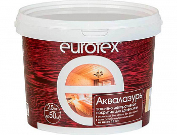 Деревозащитное средство Eurotex Розовый ландыш, 2.5кг